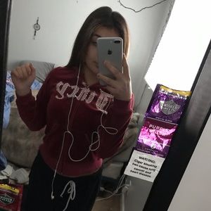 Perfect condition maroon juicy couture jacket